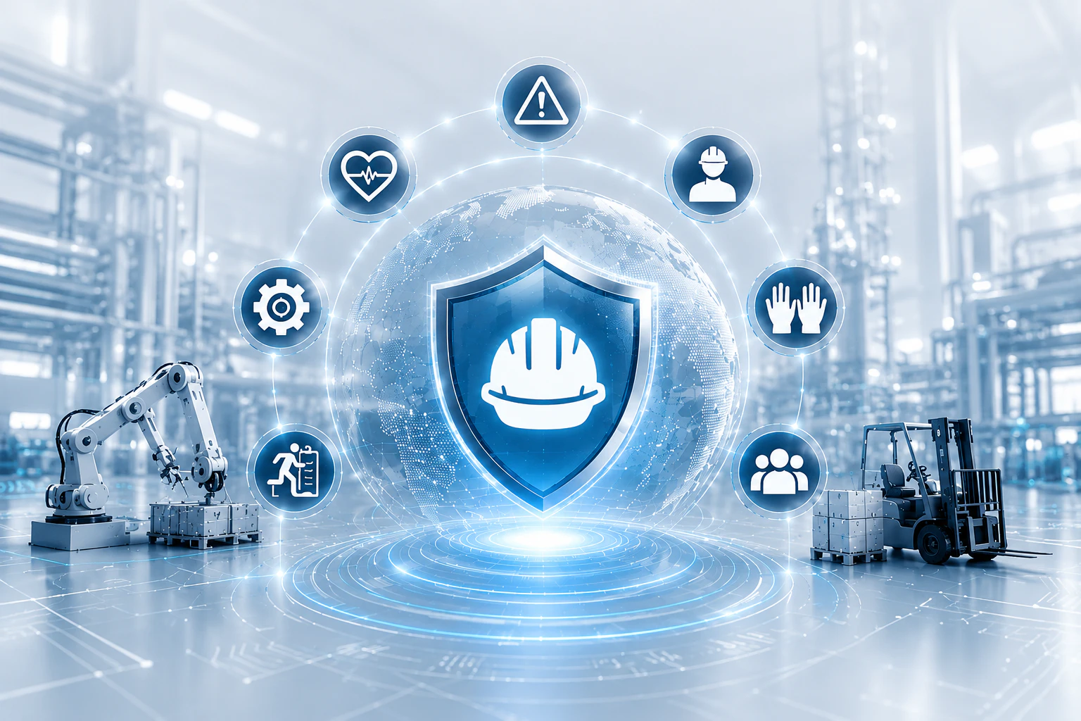 Enterprise ISO 45001 occupational health and safety management system implementation across operations